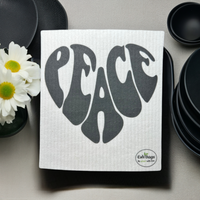 Peace Swedish Dishcloth