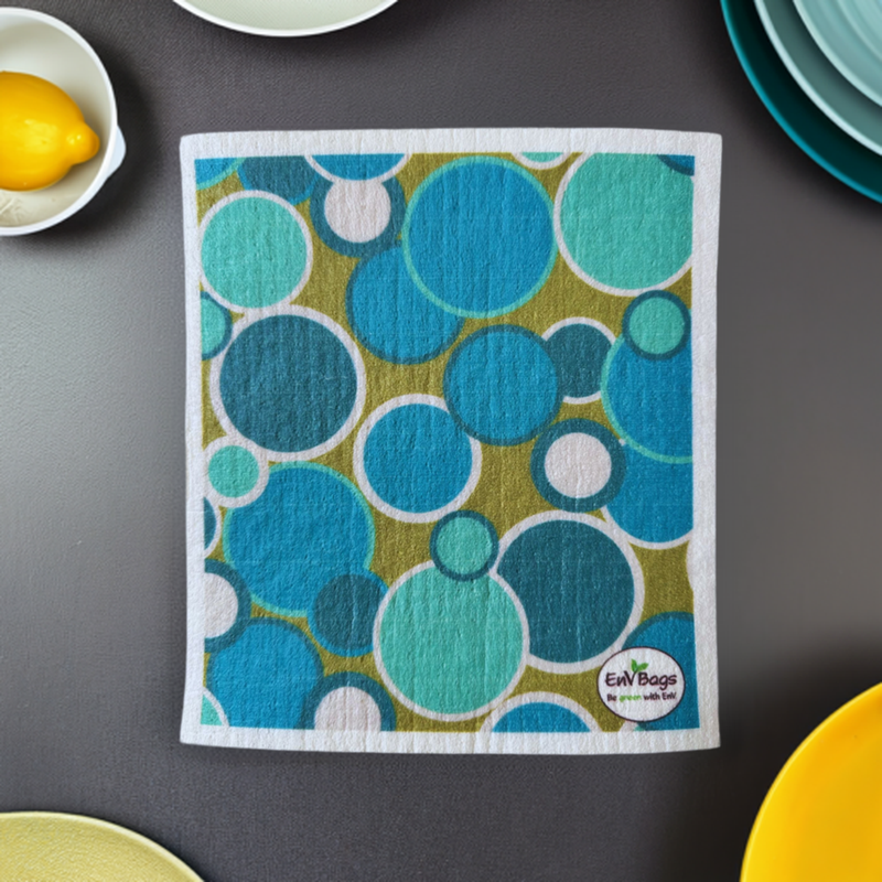 Bubbles Swedish Dishcloth