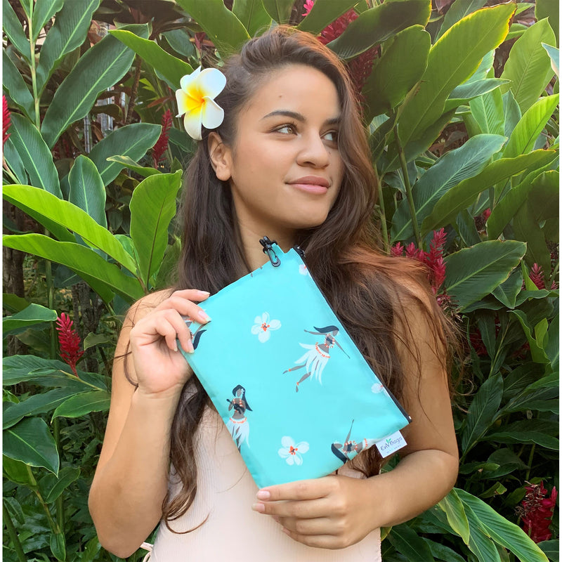 Hula Girl Pouch Set
