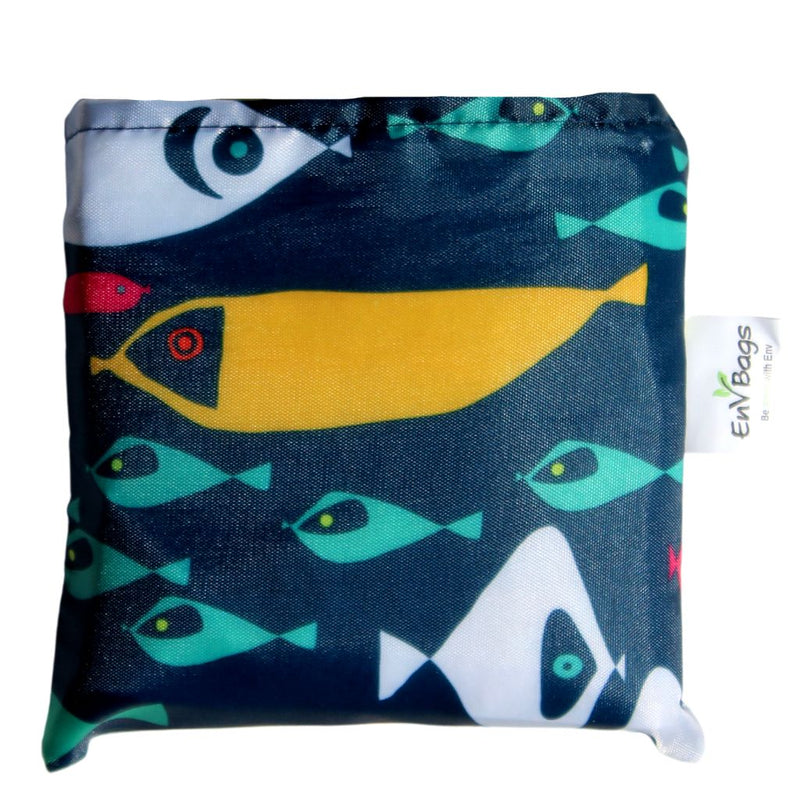 Modern Fish Drawstring Backpack