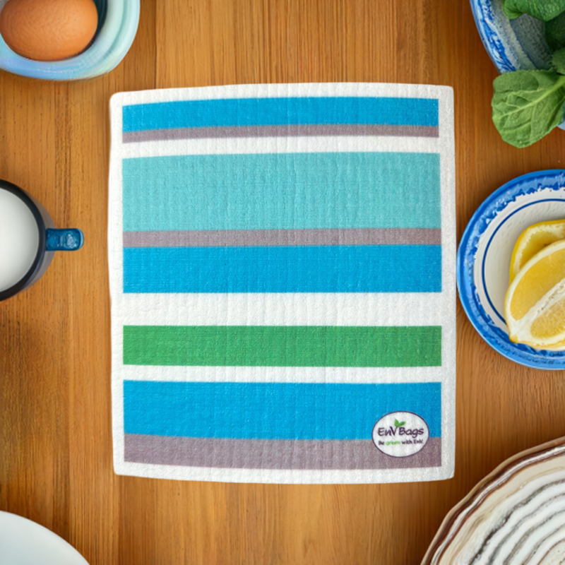 Cabana Stripe Swedish Dishcloth