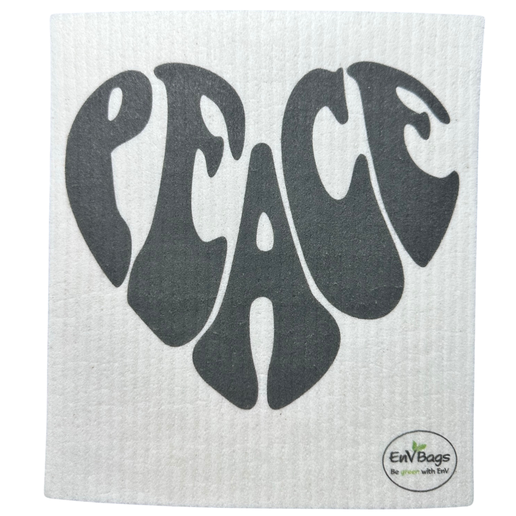 Peace Swedish Dishcloth – EnV Bags
