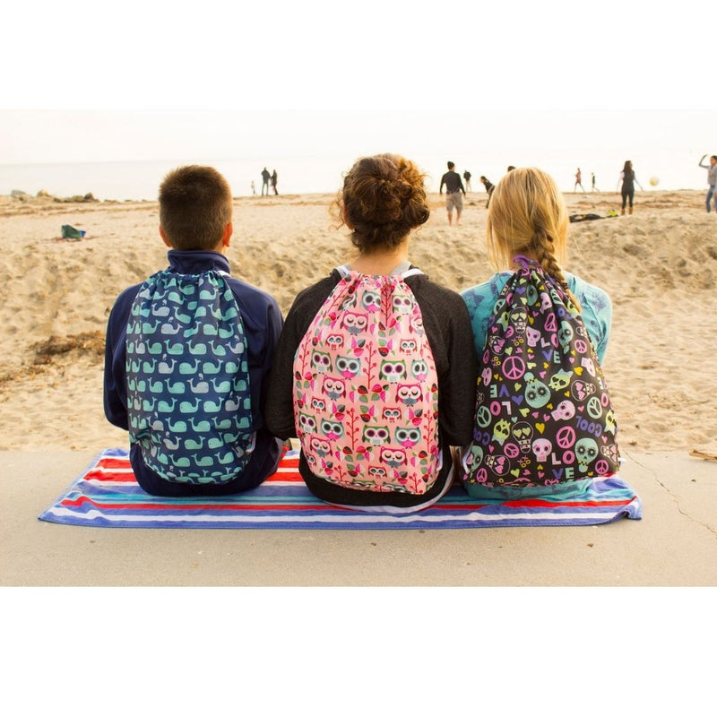 Whale Drawstring Backpack