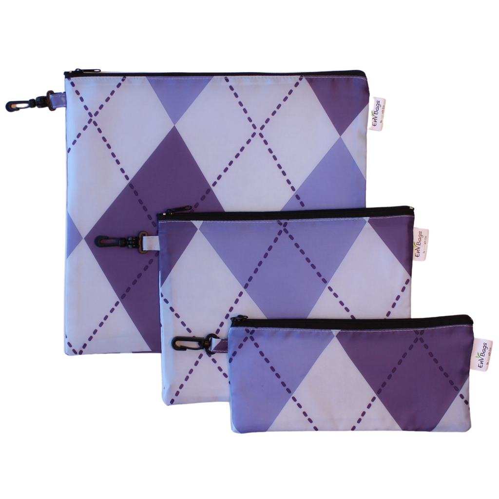 Buy 3 Piece Travel Pouch Sets, Cosmetic & Toiletry Bags Online - EnV Bags
