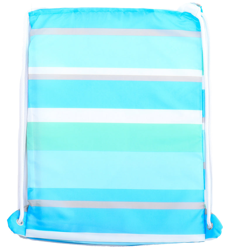 Cabana Stripe Drawstring Backpack